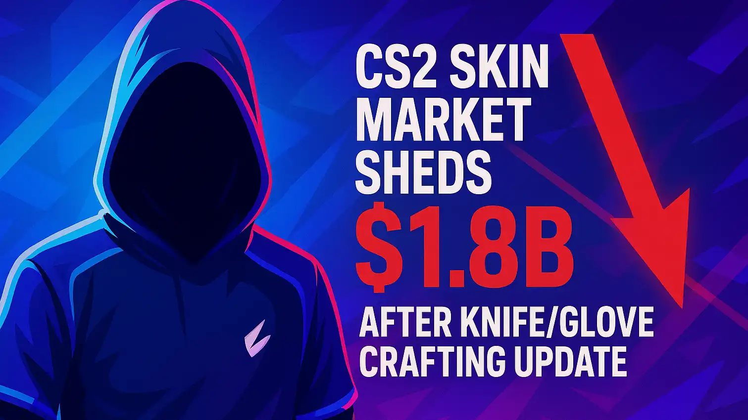 CS2 skin market sheds $1.8B after knife/glove crafting update